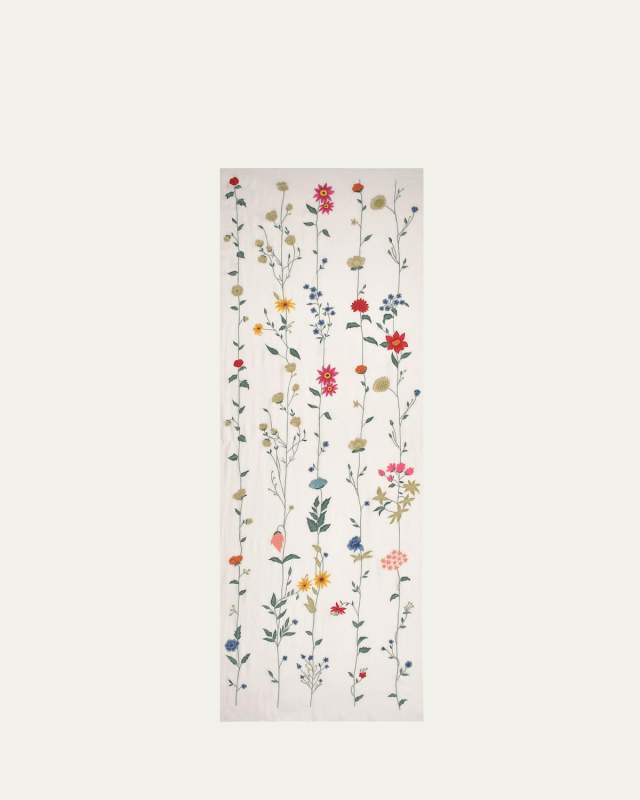Blossom Bliss Merino Wool Scarf